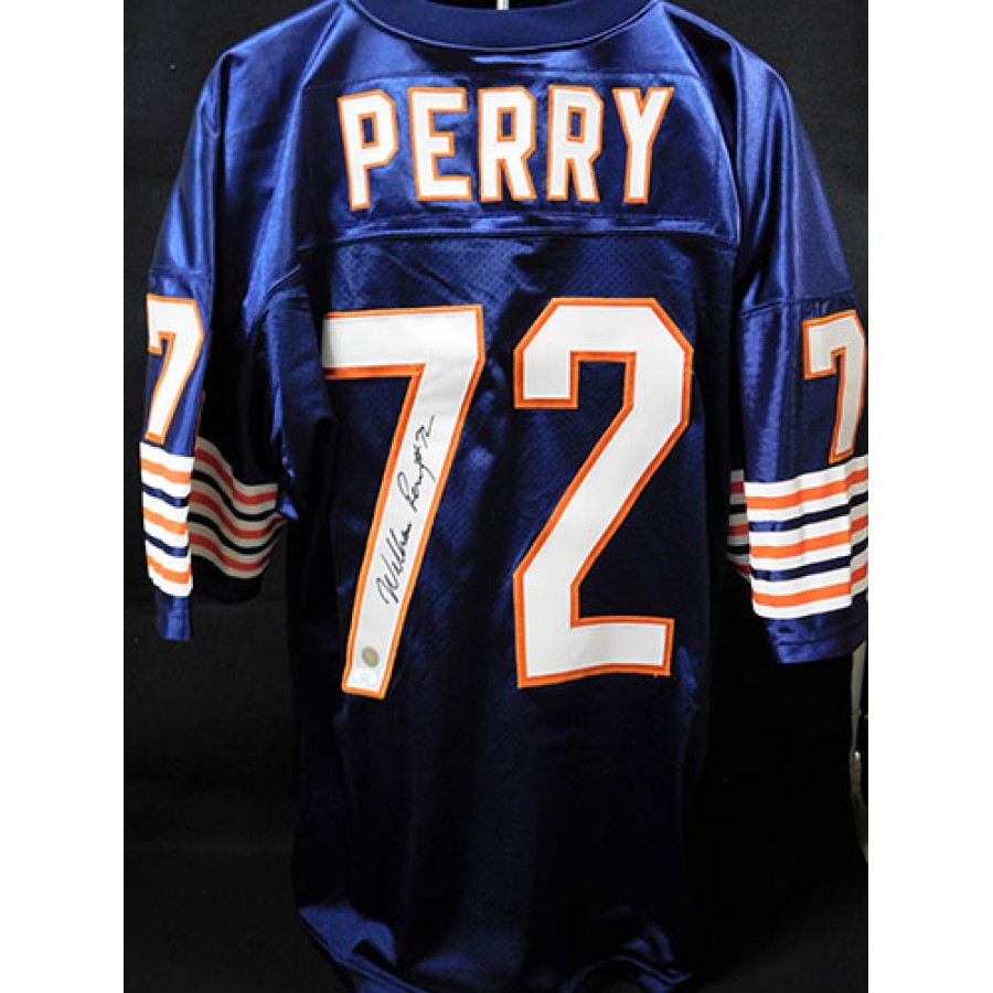 William The Fridge Perry Chicago Bears Signed Pro Style Jersey JSA Authenticated